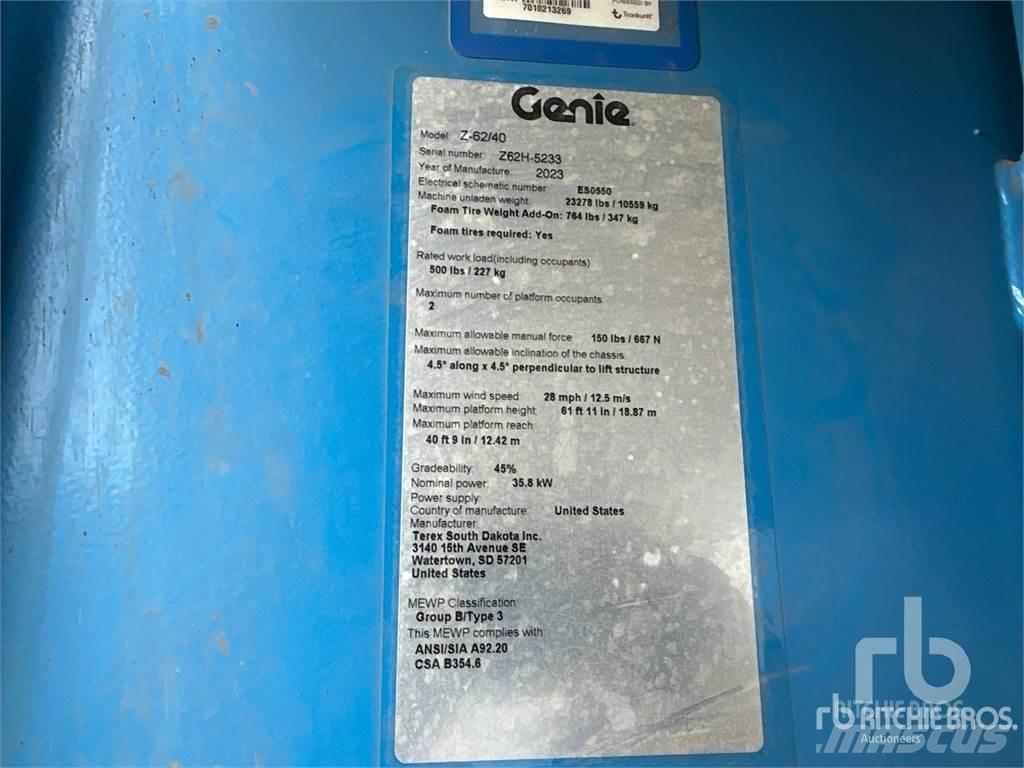 Genie Z62-40 Bomliftar