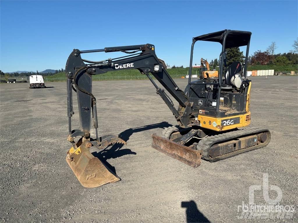 John Deere 26G Minigrävare < 7t