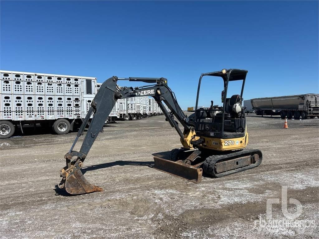 John Deere 27D Minigrävare < 7t