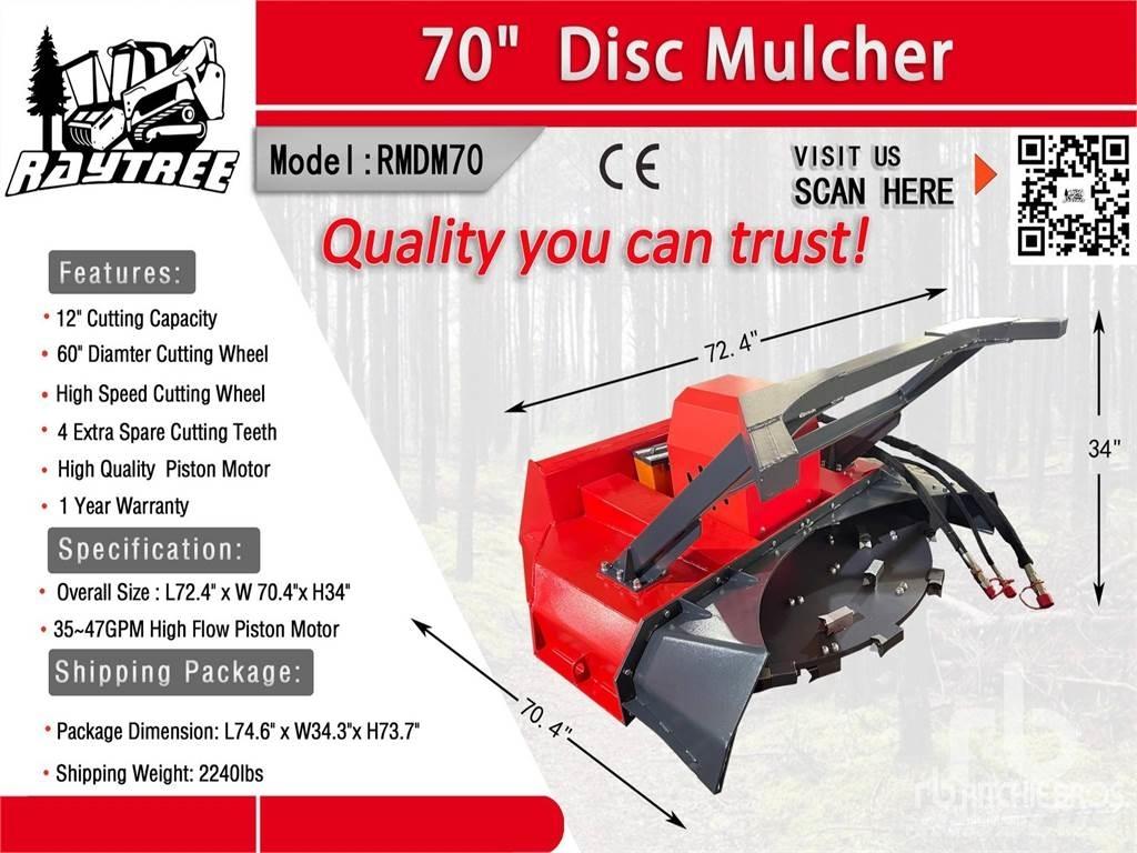  RAYTREE RMDM70 Skogsfräsar