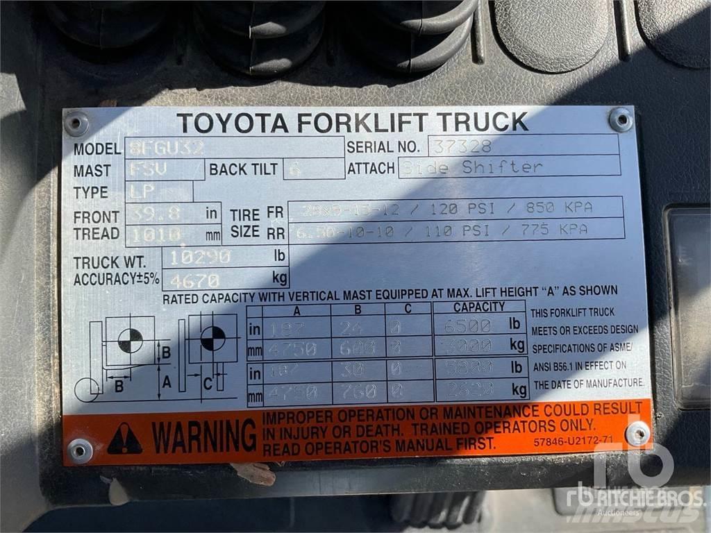Toyota 8FGU32 Dieselmotviktstruckar