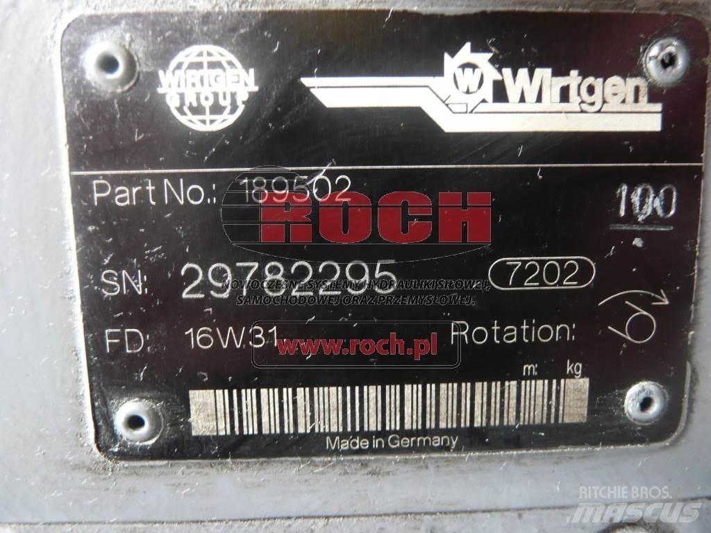 Wirtgen 189502 Hydraulik