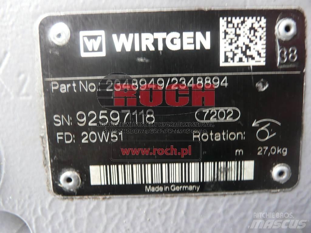 Wirtgen 2348949 / 2348894 Hydraulik