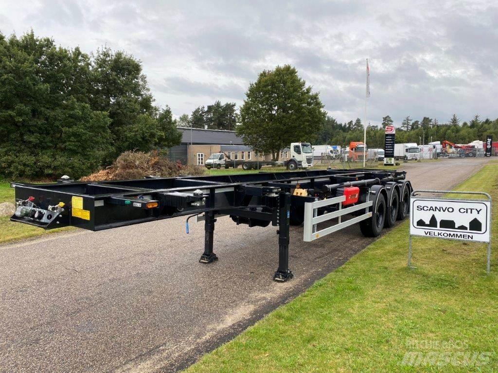 HRD 3-aks 20 + 30 ADR Containertrailer