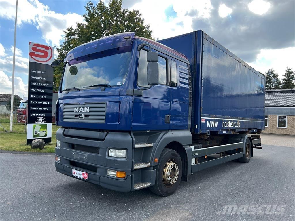 MAN TGA 18-350 - 7,15 Växelflak-/Containerbilar