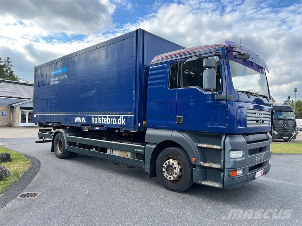 MAN TGA 18-350 - 7,15 Växelflak-/Containerbilar