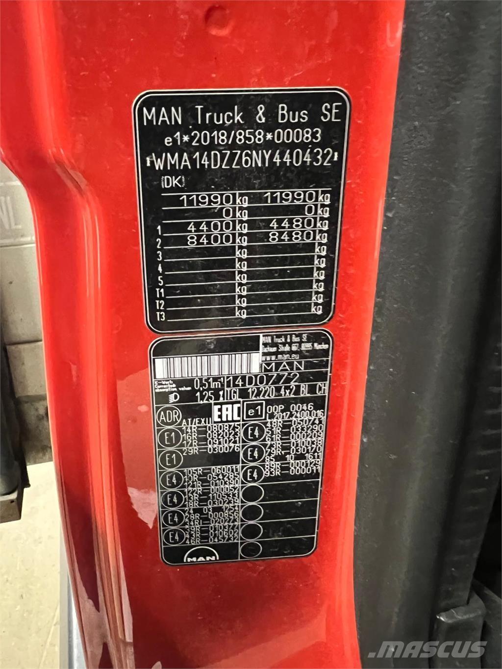 MAN TGL 12-220 BL Kapellbil