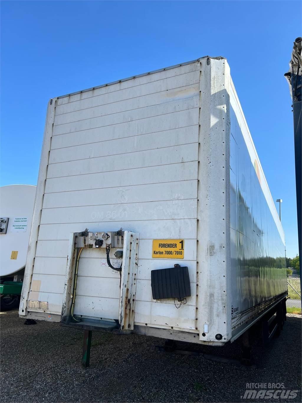 Schmitz 13,6 mtr boks Skåptrailer