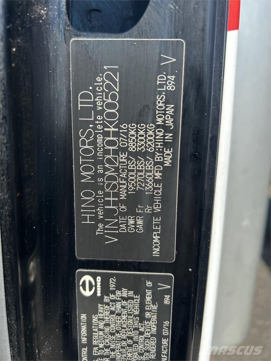Hino 195 Skåpbilar
