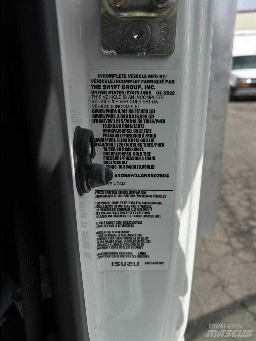 Isuzu NQR Skåpbilar