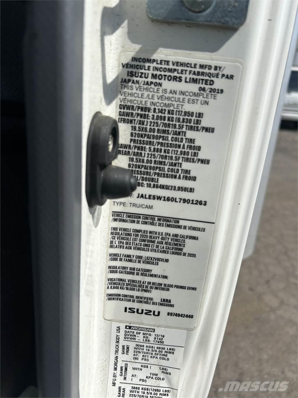 Isuzu NQR Skåpbilar