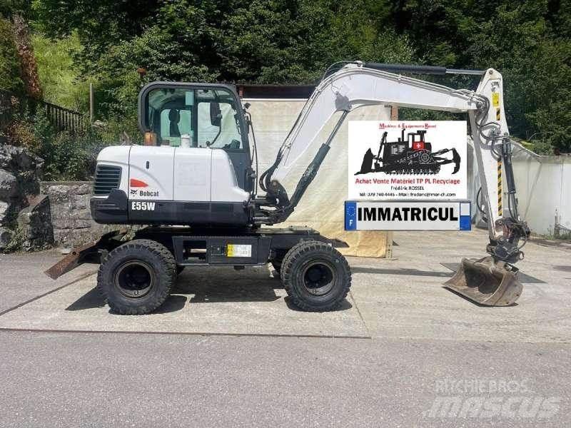 Bobcat E55W Hjulgrävare
