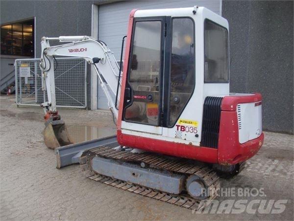 Takeuchi TB035 Minigrävare < 7t