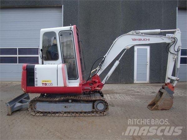 Takeuchi TB035 Minigrävare < 7t