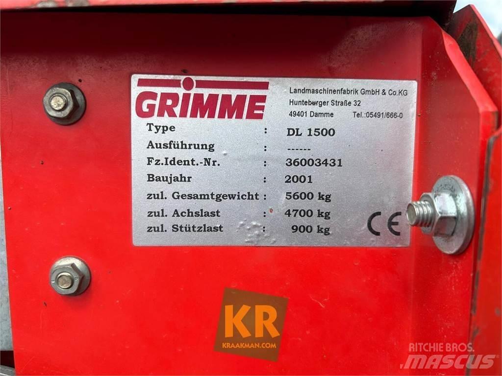 Grimme dl 1500 Potatisupptagare och potatisgrävare