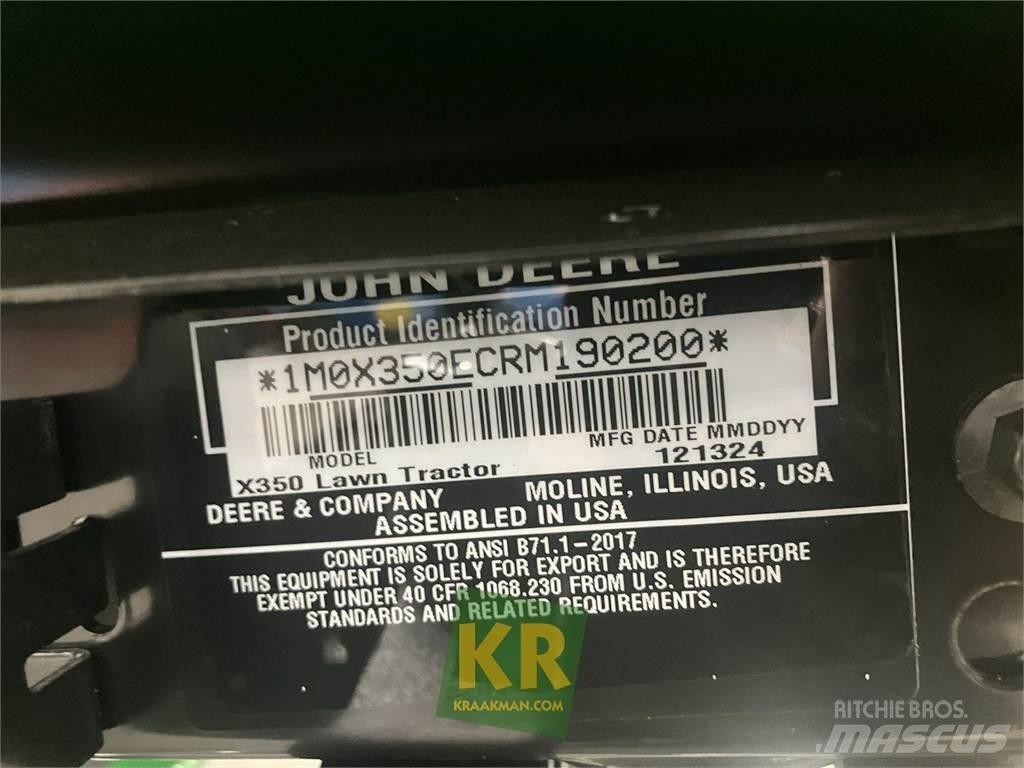 John Deere X350 Åkgräsklippare