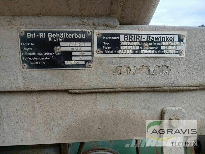 Briri VTTW 15000 Fast- och kletgödselspridare