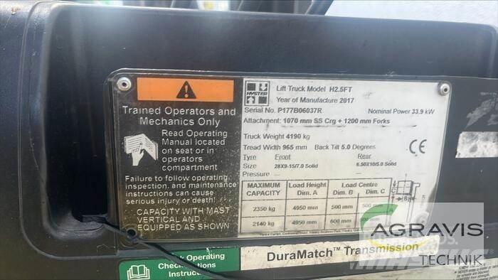 Hyster H 2.50 FT Övriga motviktstruckar
