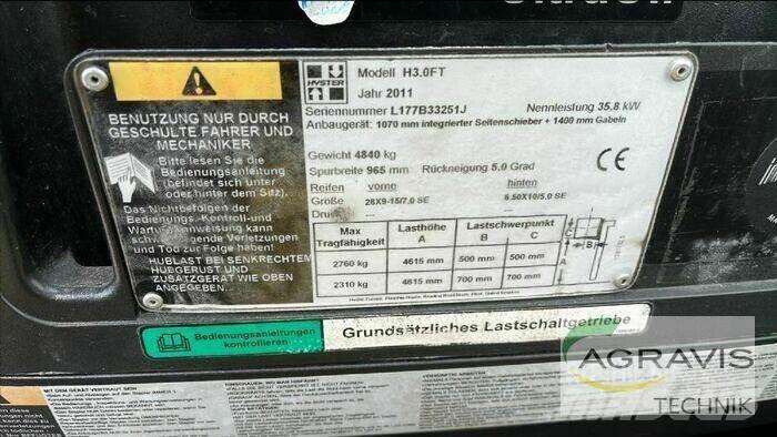 Hyster H3.0FT Övriga motviktstruckar
