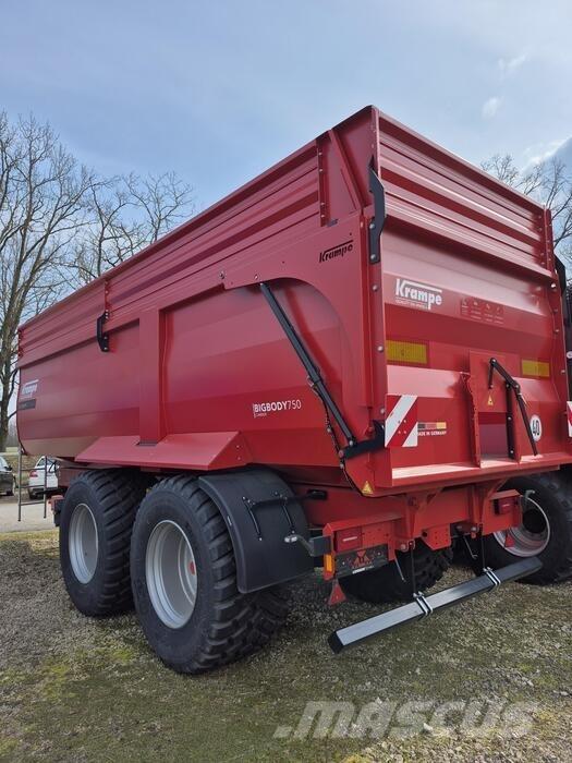 Krampe BIG BODY 750 Tippvagnar