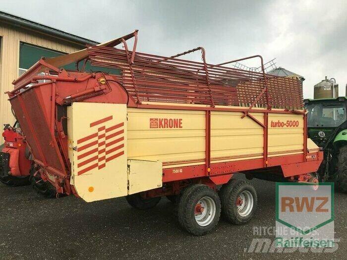 Krone Turbo 5000 Hackvagn / Självlastarvagn
