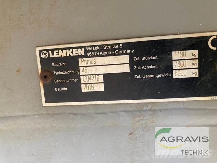 Lemken PRIMUS 45/27 Dragna sprutor
