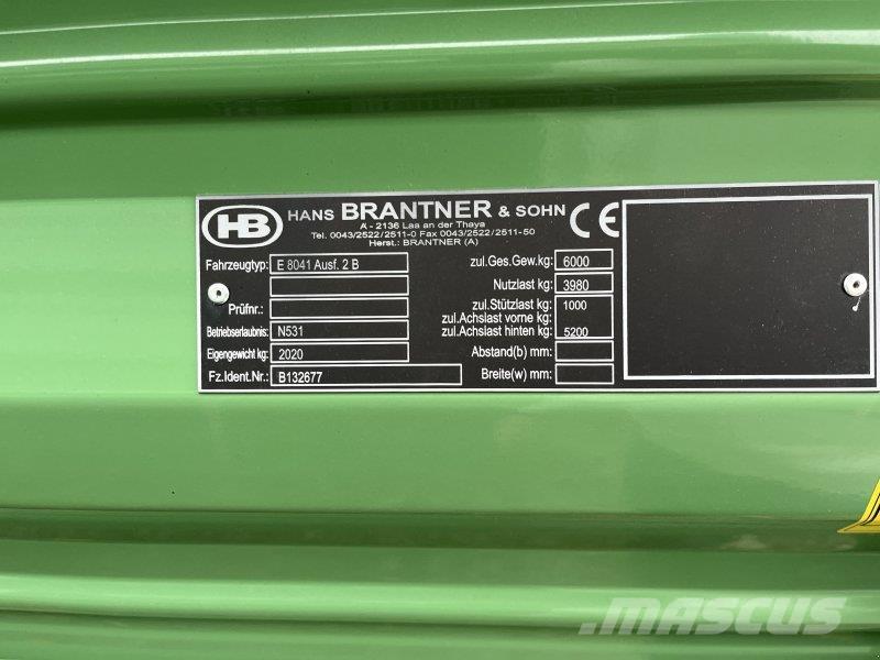 Brantner E6040 Tippvagnar