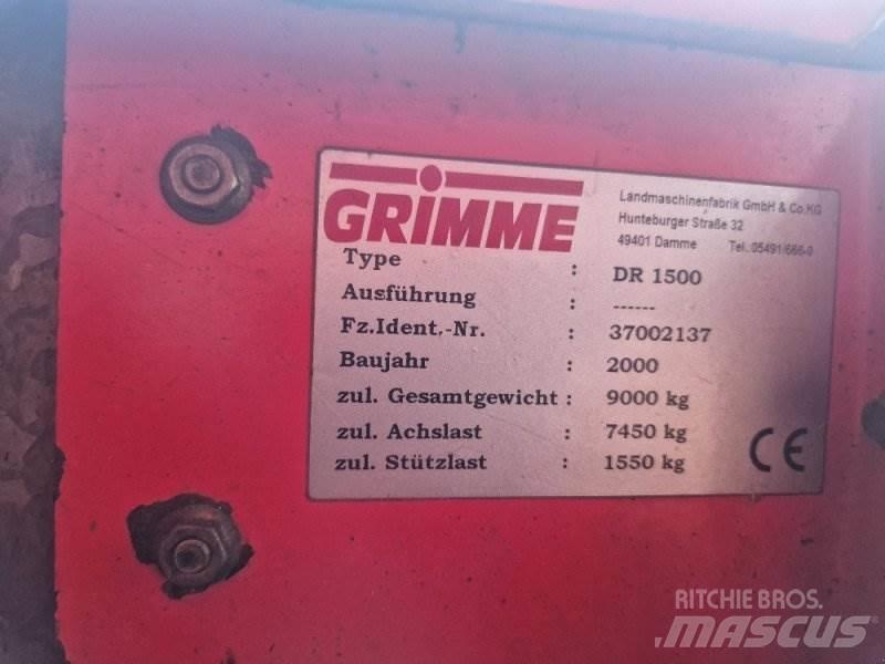 Grimme DR 1500 Potatisupptagare och potatisgrävare