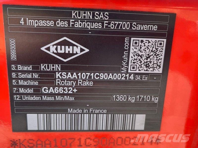 Kuhn GA 6632+ Strängläggare