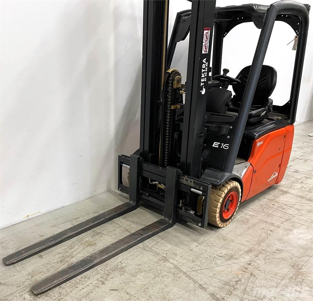 Linde E 16 C-01 Elmotviktstruckar