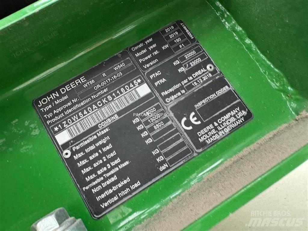 John Deere W540 Skördetröskor