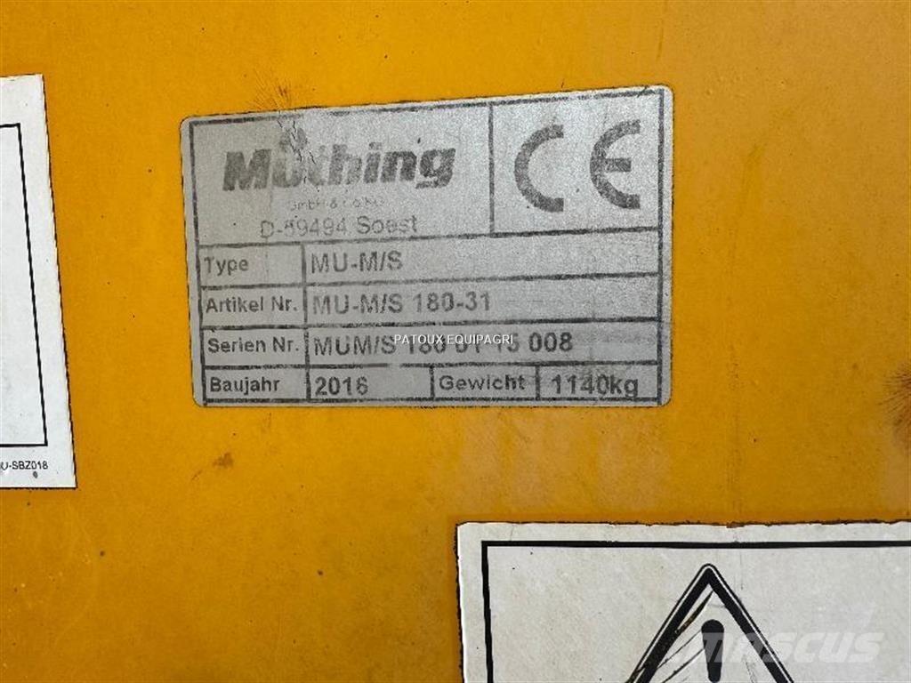 Müthing MU/MS-180 Såbäddsharvar och rototillers