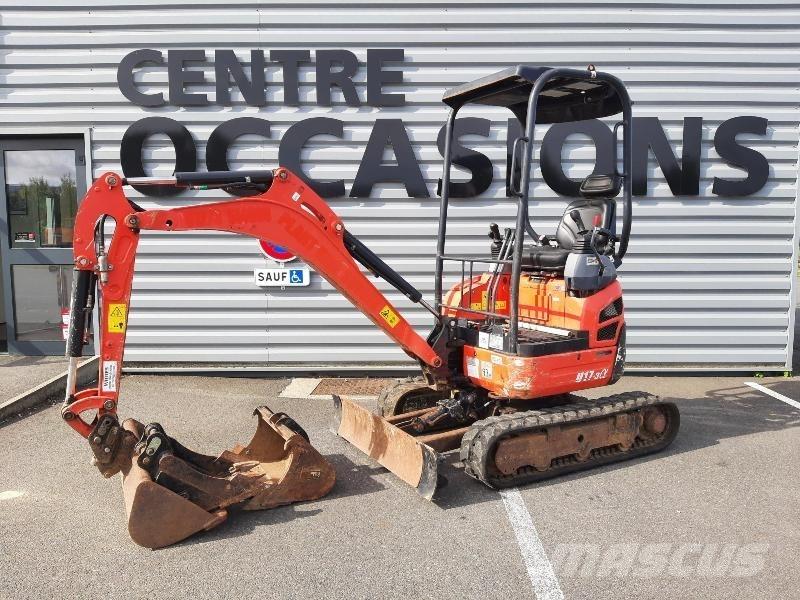 Kubota U17-3A Minigrävare < 7t