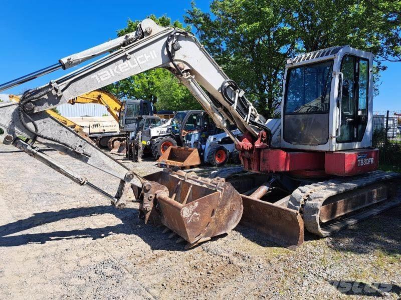 Takeuchi TB80FR Minigrävare < 7t