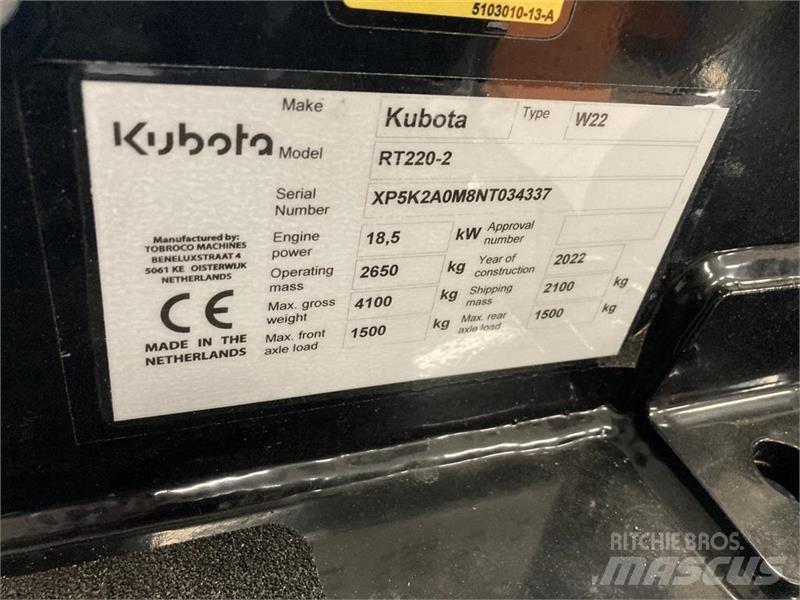 Kubota RT 220- 2 Minilastare