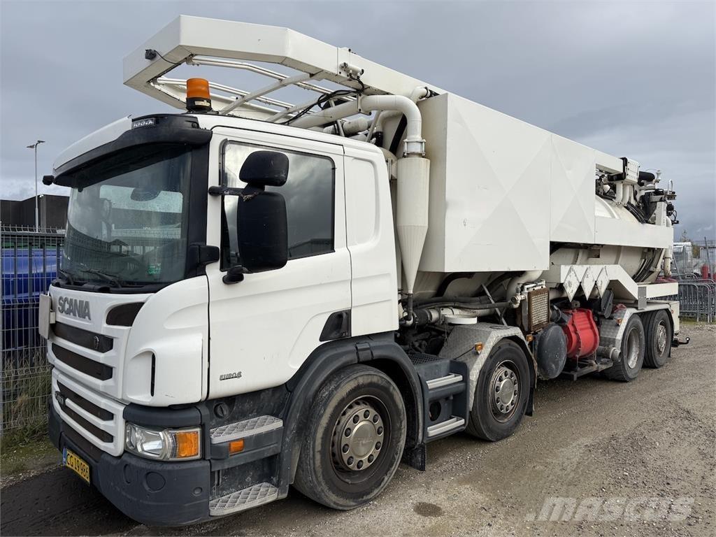 Scania P450 Euro6 Slamsugningsbil