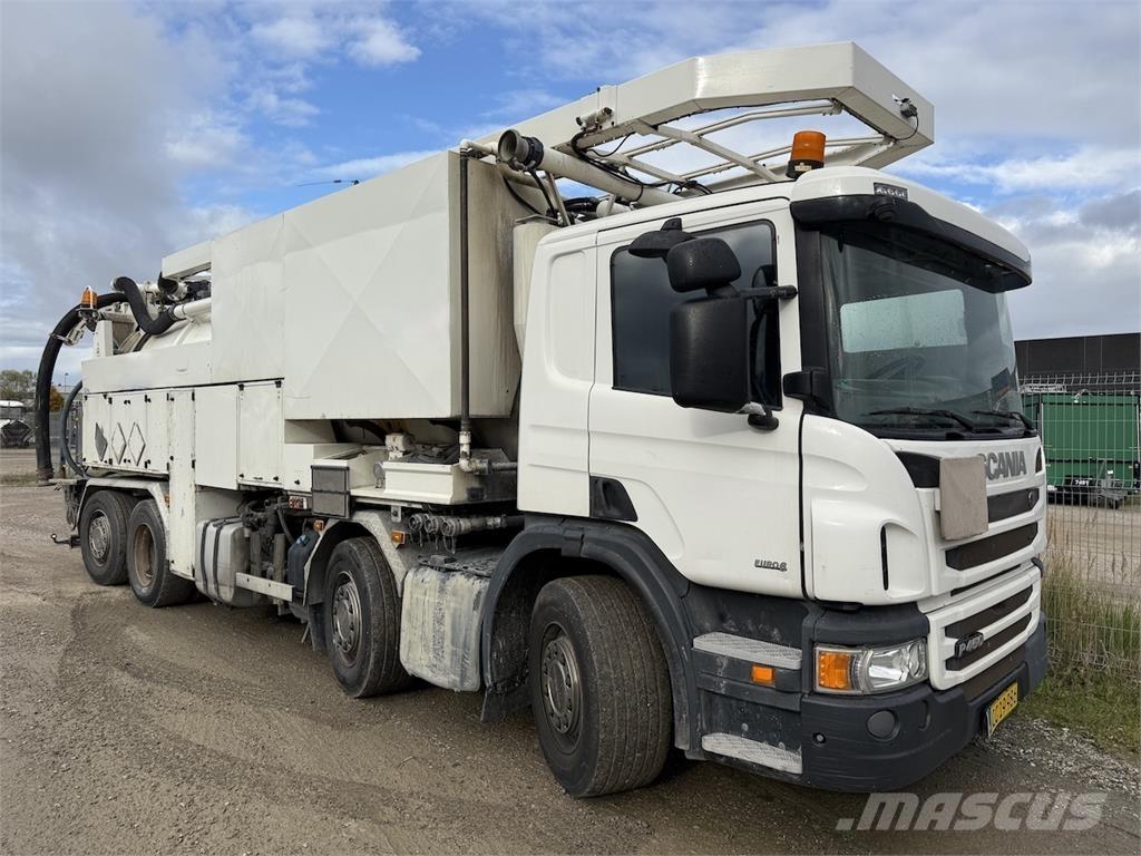 Scania P450 Euro6 Slamsugningsbil
