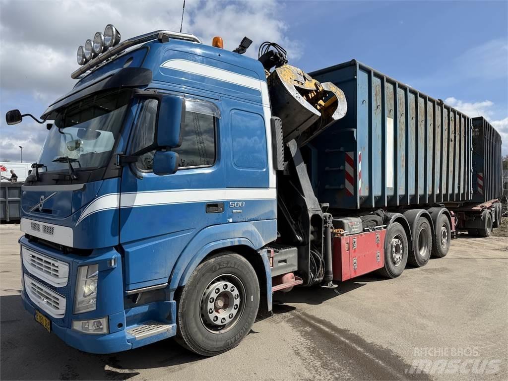 Volvo FM450 Lastväxlare med kabellift