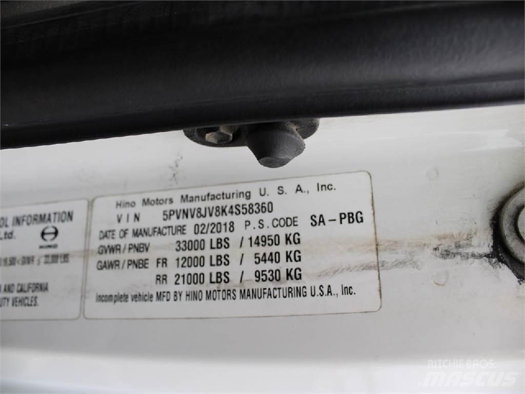 Hino 338 Flakbilar