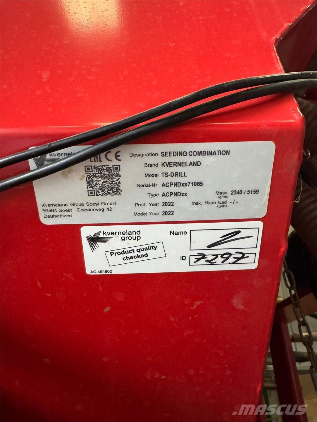 Kverneland 4.8M Lantbruk - Övrigt