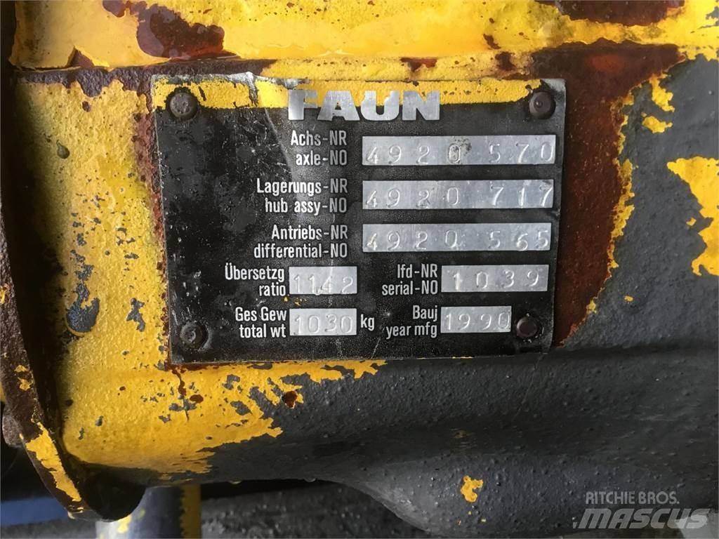 Faun RTF 50-3 axle 1 Hjulaxlar