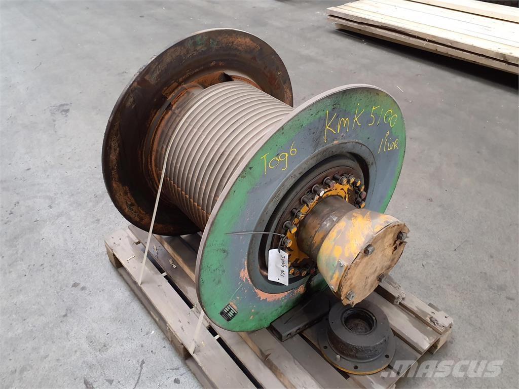 Krupp KMK 5100 winch Kranar, delar och tillbehör