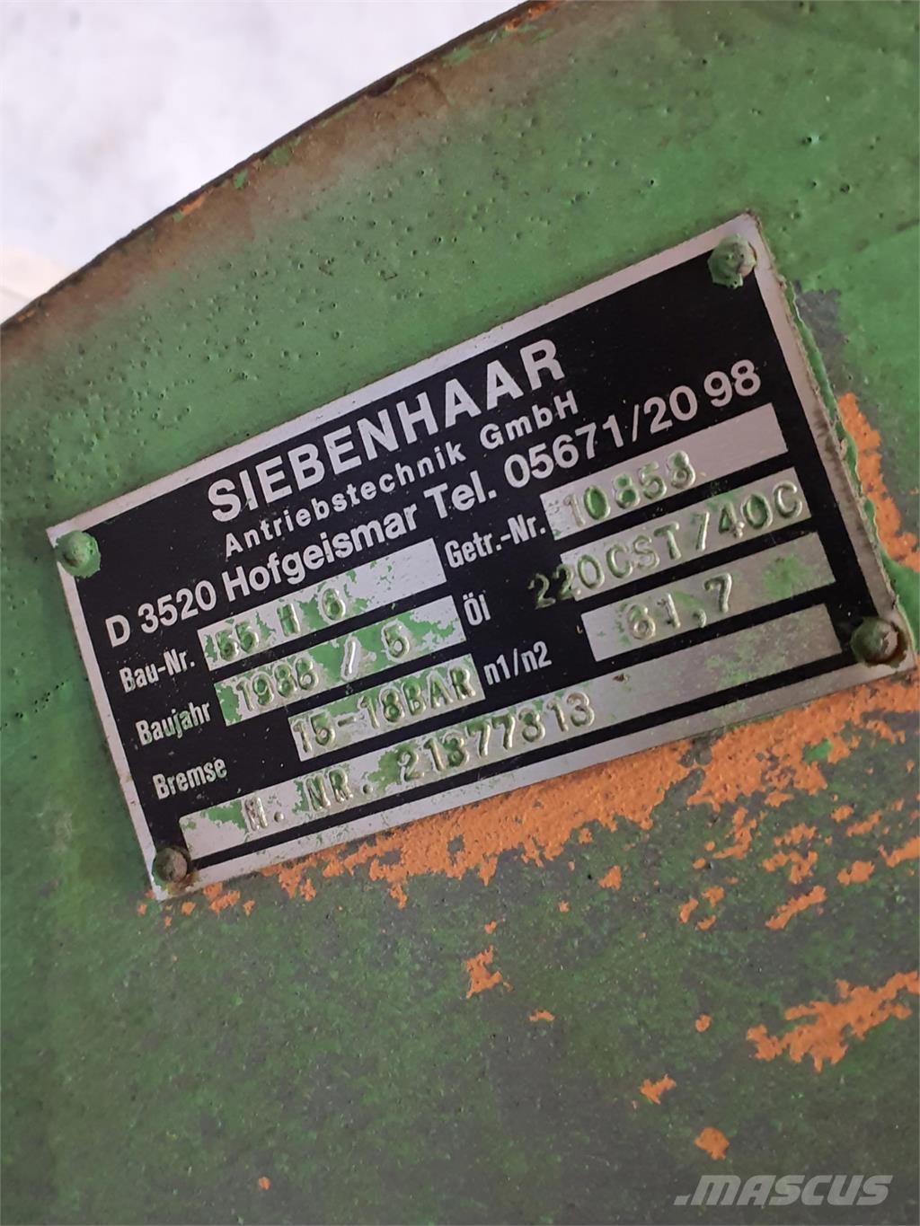 Krupp KMK 5100 winch Kranar, delar och tillbehör