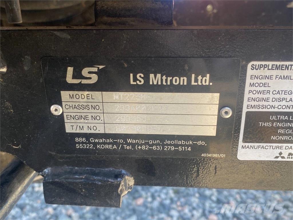 LS MT225E Entreprenad - Övrigt