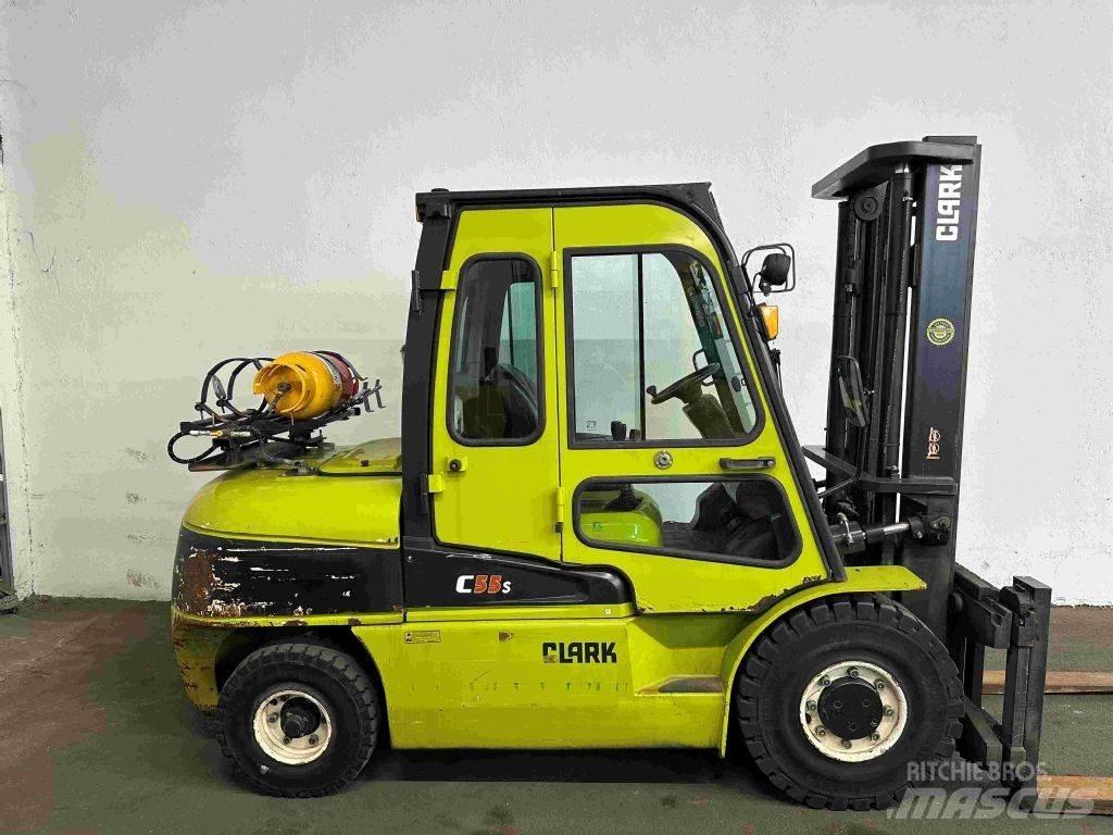 Clark C55SL Gasolmotviktstruckar