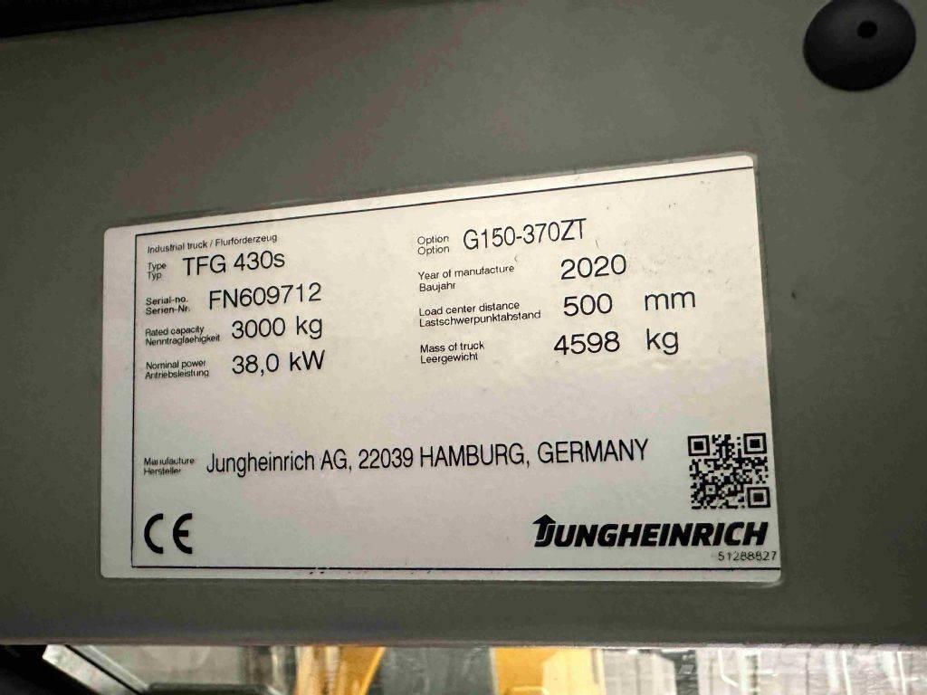 Jungheinrich TFG 430s Gasolmotviktstruckar