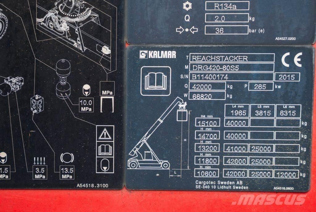 Kalmar DRG420-60S5 Reachstackers