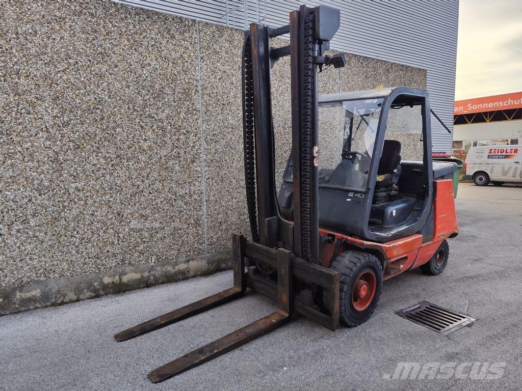Linde E40P Elmotviktstruckar