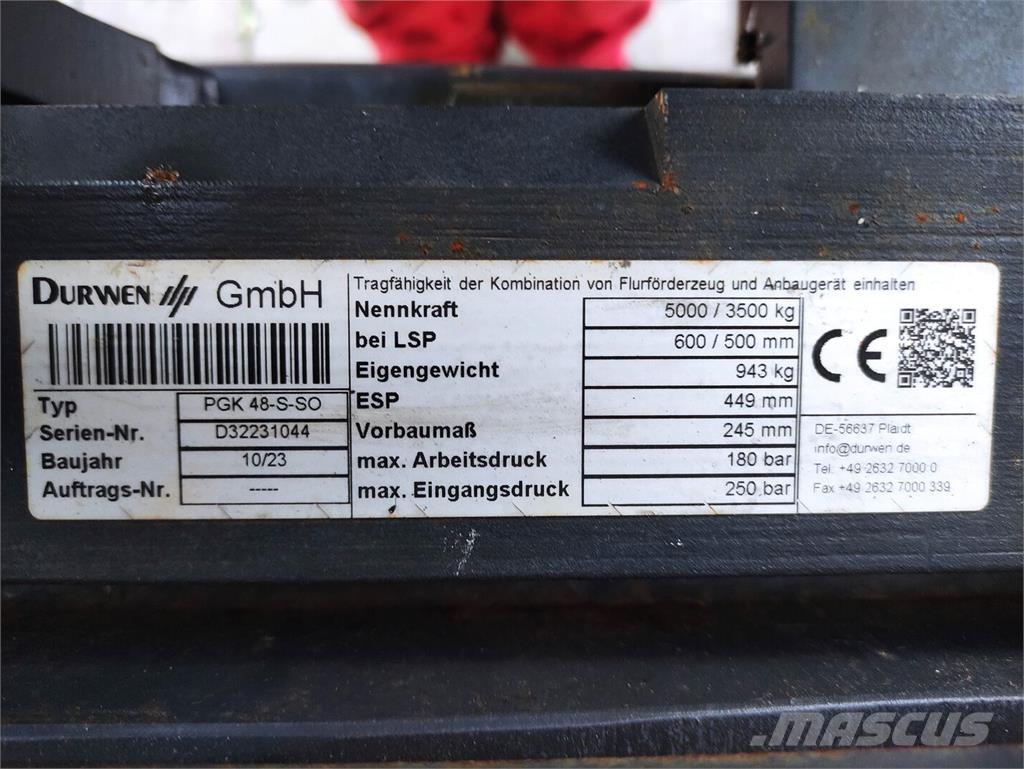 Durwen PGK48-S-SO Gafflar