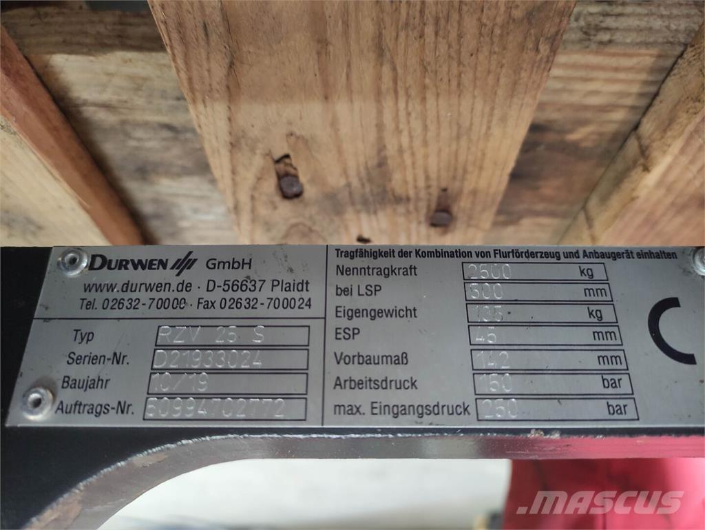 Durwen RZV 25 S Materialhantering - Övriga
